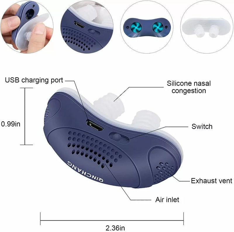 kvrtoow Airing: The First Hoseless, Maskless, Micro-CPAP Anti Snoring