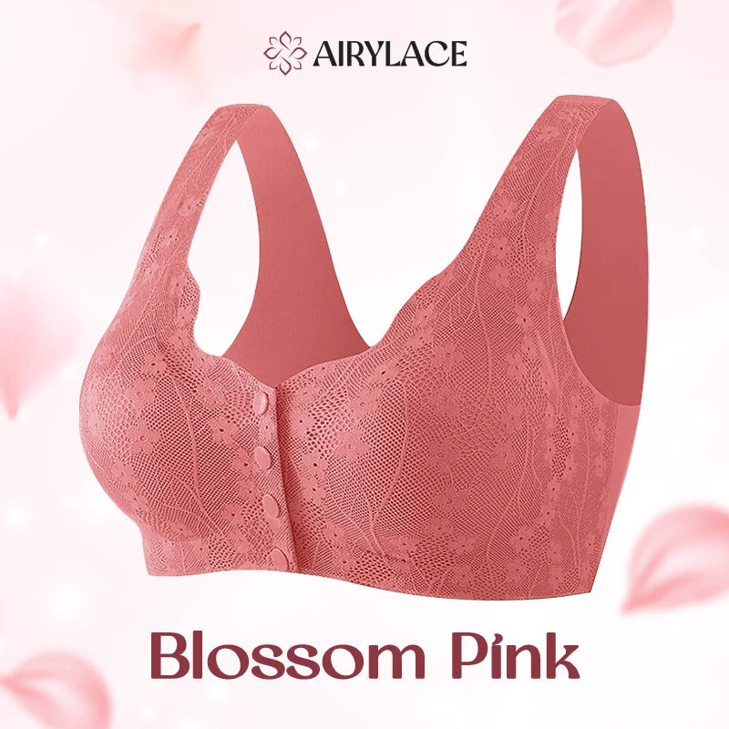 AiryLace – LAST DAY SALE 70% OFF – Zero Feel Lace Full Coverage Front Closure Bra