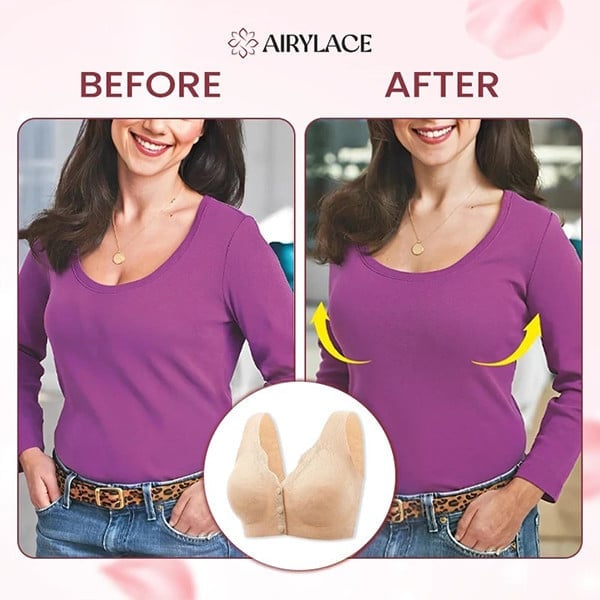 AiryLace – Zero Feel Lace Full Coverage Front Closure Bra