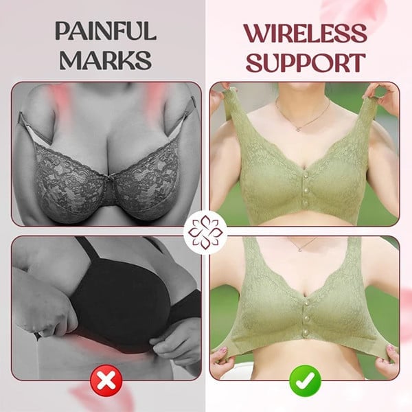 AiryLace – Zero Feel Lace Full Coverage Front Closure Bra