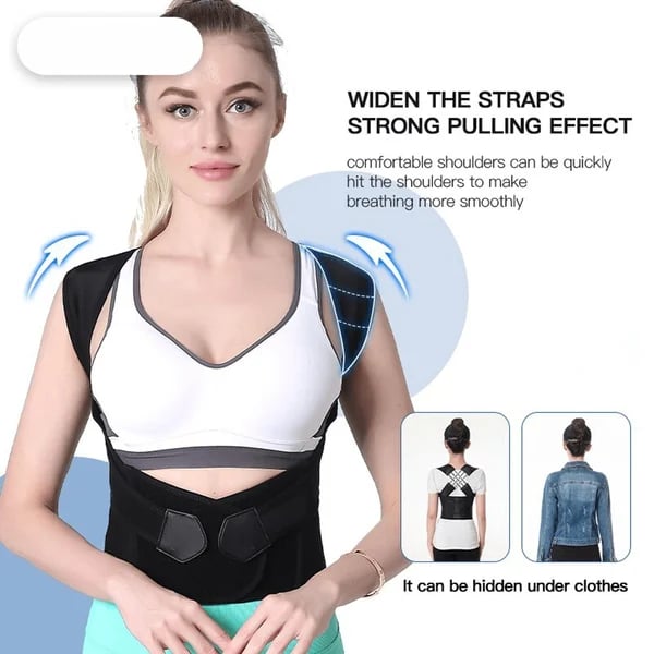 Asvance – Back Posture Belt Office Home Gym Unisex