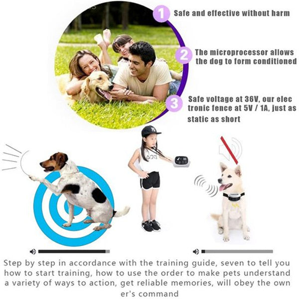 Wireless Dog Fence Waterproof Electric Dog Collar