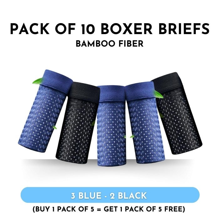 BAMBOO FIBRE BOXER SHORTS – FOR ALL-DAY COMFORT