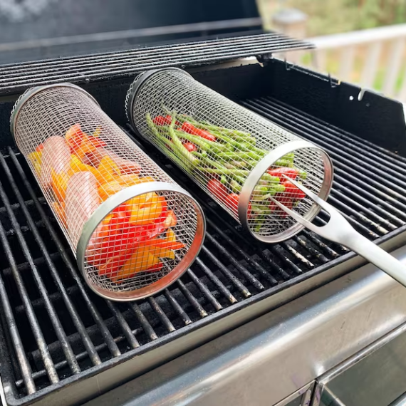 Goda Barbecue stainless steel wire mesh cylinder