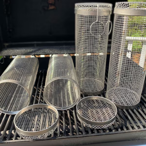 Goda Barbecue stainless steel wire mesh cylinder