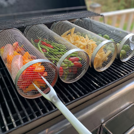 Goda Barbecue stainless steel wire mesh cylinder