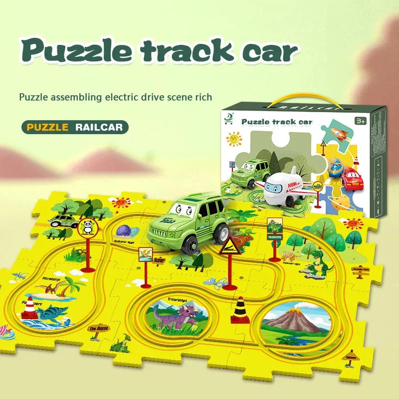 Black Friday Sale 50% Off – Children’s Educational Puzzle Track Car Play Set