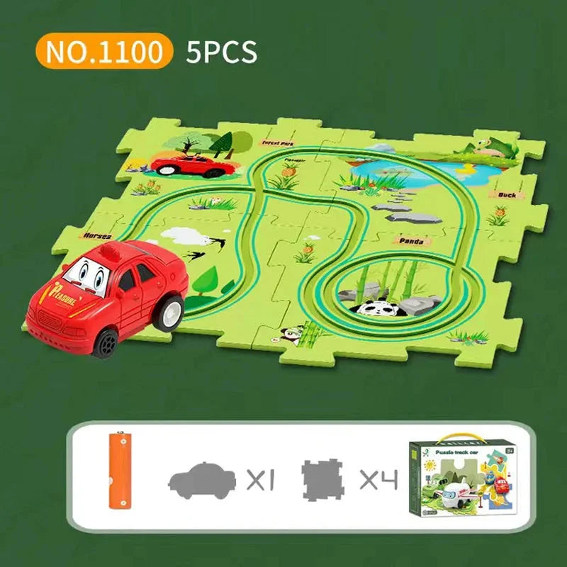 Black Friday Sale 50% Off – Children’s Educational Puzzle Track Car Play Set