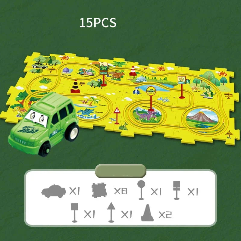 Black Friday Sale 50% Off – Children’s Educational Puzzle Track Car Play Set