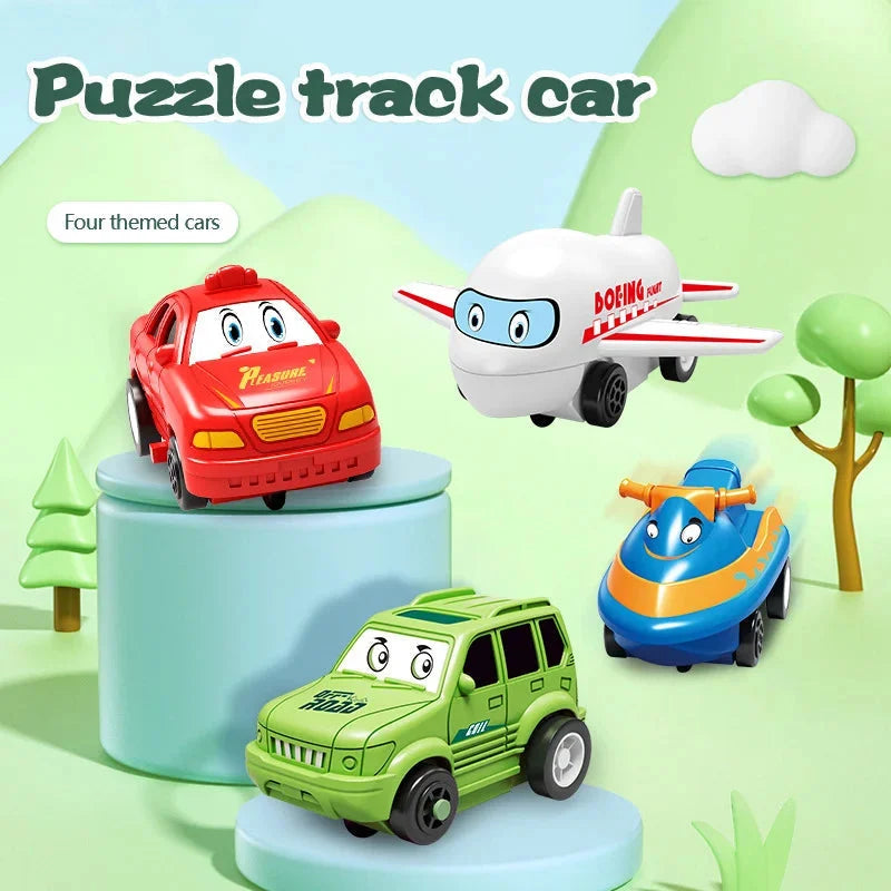 Black Friday Sale 50% Off - Children's Educational Puzzle Track Car Play Set