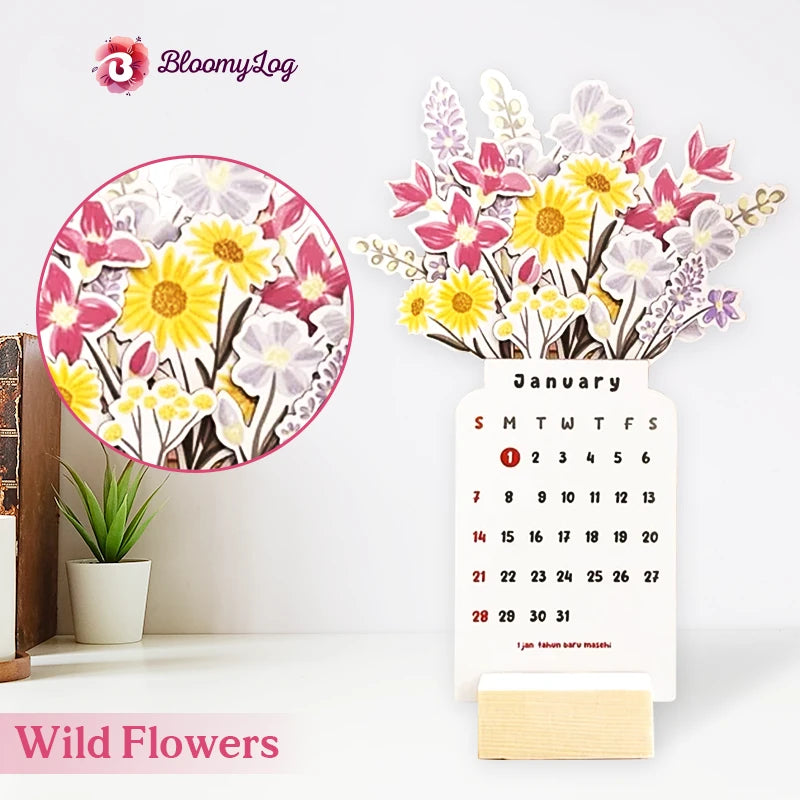 BloomyLog – LAST DAY SALE 70% OFF – 2024 Bloomy Flower Calendar