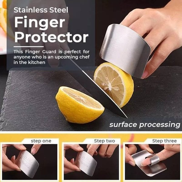 BUY MORE SAVE MORE – Stainless Steel Finger Guards – Protect Your Hands