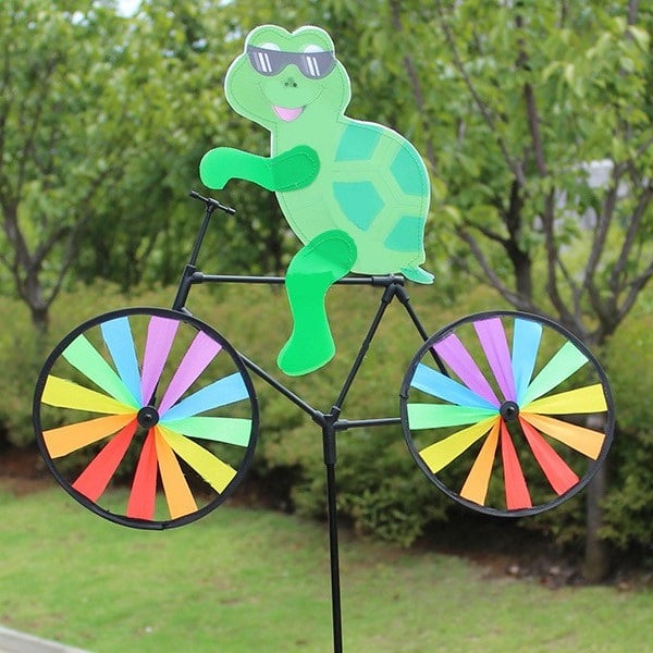 CAT BICYCLE WIND SPINNER