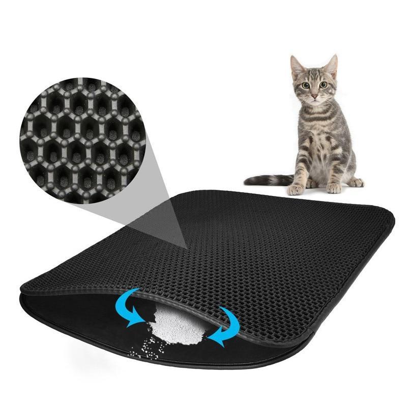 Christmas Big Sale 30% OFF – New Double Layer Larger Size Cat Litter Mat