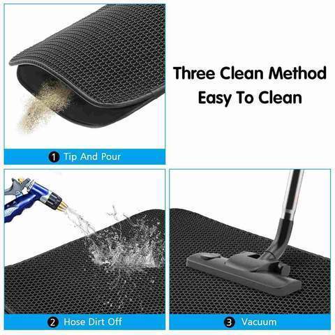 Christmas Big Sale 30% OFF – New Double Layer Larger Size Cat Litter Mat