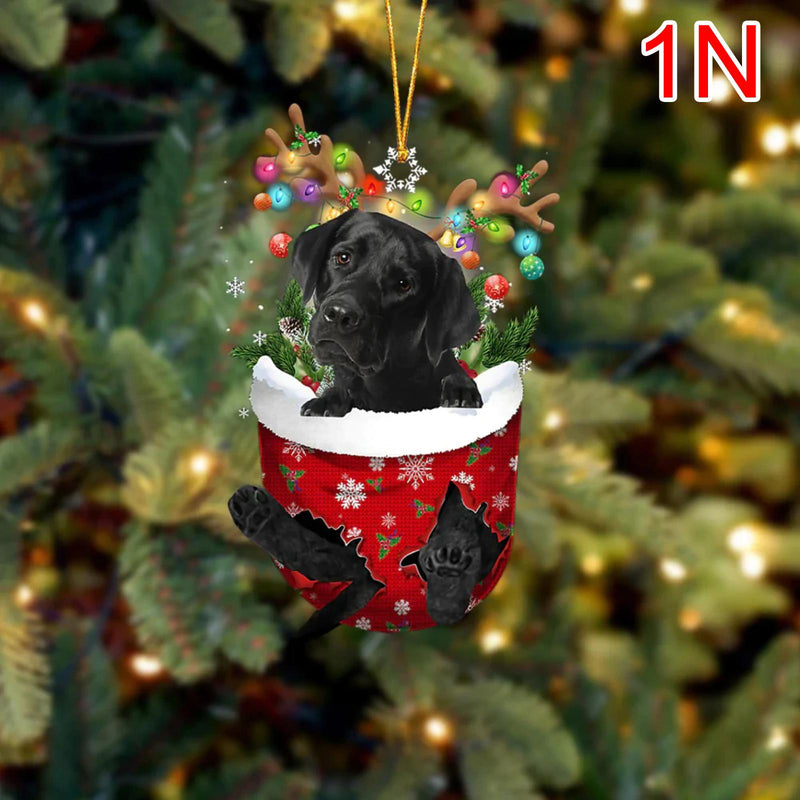 Christmas Dogs Ornaments