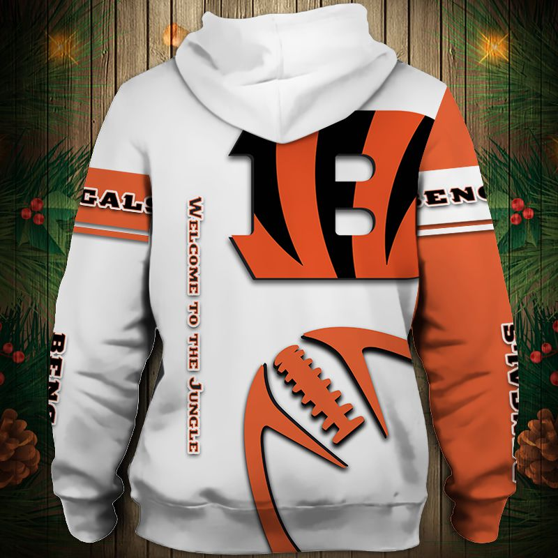 CINCINNATI BENGALS 2022 NEW 3D GRAPHIC HOODIE