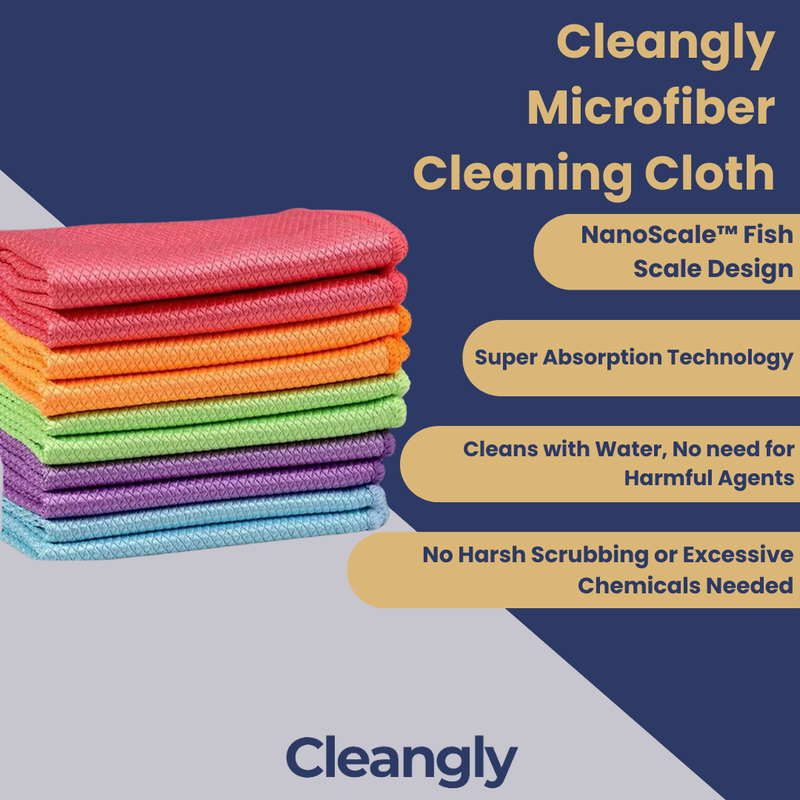 Cleangly Microfiber Cleaning Cloth