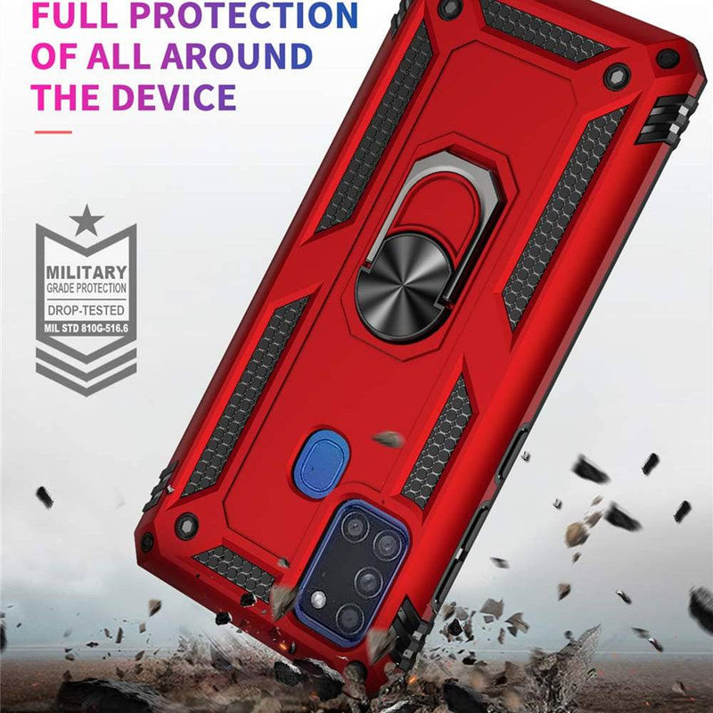 Armor Ring Bracket Phone Case For Samsung A53(5G) With 1-Pc Screen Protector-Fast Delivery