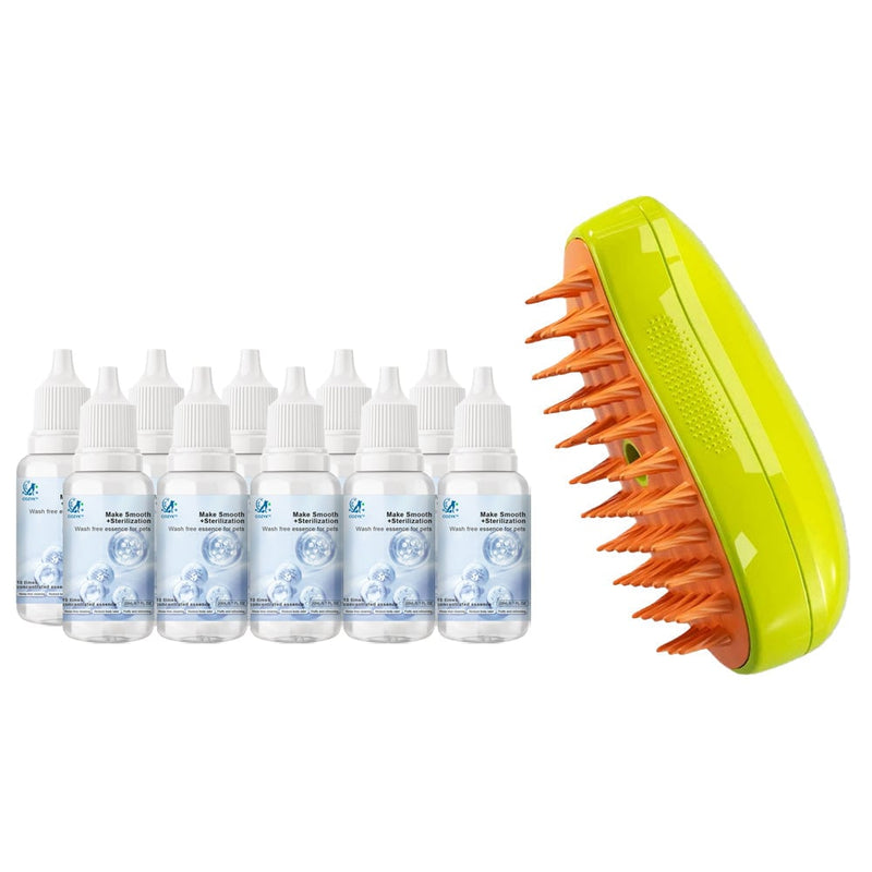 Cozyk Patented Exclusive Rechargeable Steam Pet Brush (95°F-113°F) for Pet Bathing