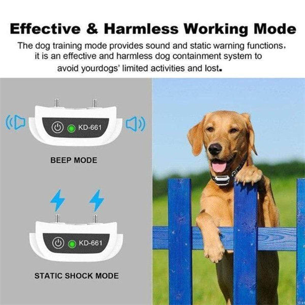 Wireless Dog Fence Waterproof Electric Dog Collar