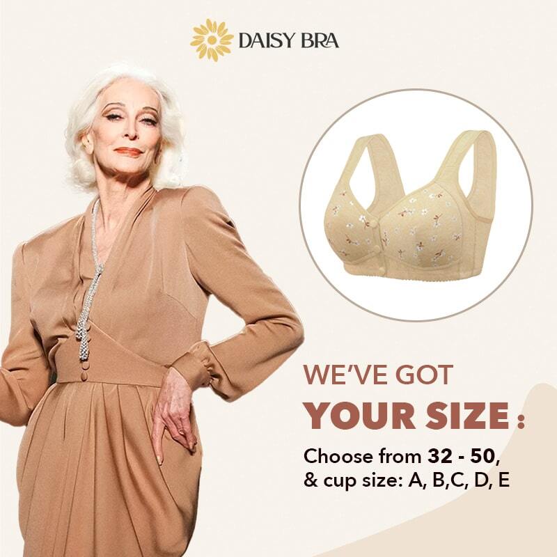 Lisa Charm Daisy Bra – Comfortable & Convenient Front Button Bra