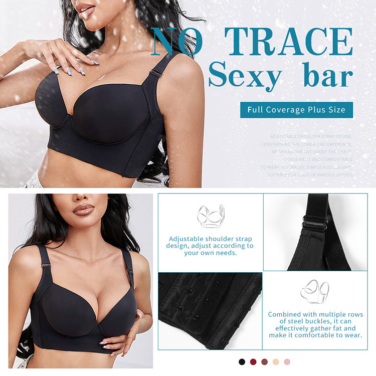 Deep Cup Bra Hide Back Fat With Shapewear Incorporated (Buy 1 Get 1 Free)