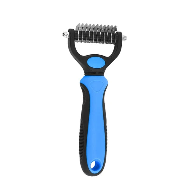 Dematting & Deshedding Brush For Cats & Dogs