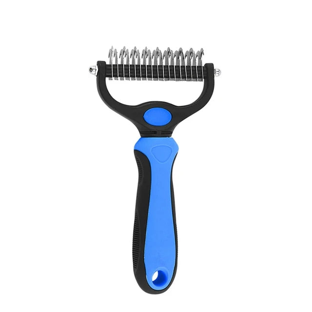 Dematting & Deshedding Brush For Cats & Dogs