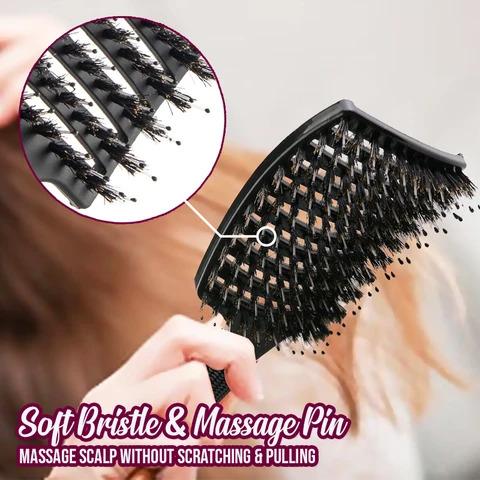 Detangler Bristle Nylon Hairbrush