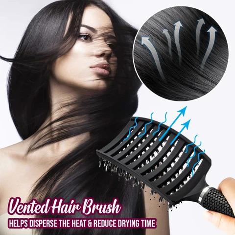 Detangler Bristle Nylon Hairbrush