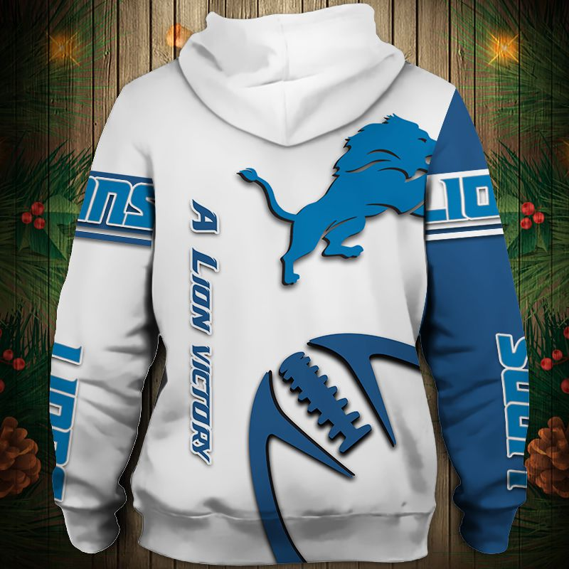 DETROIT LIONS 2022 NEW 3D GRAPHIC HOODIE