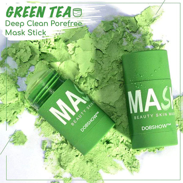 Dobshow Green Tea Clay Mask Stick: Tame Oil, Banish Blackheads, and Shrink Pores!