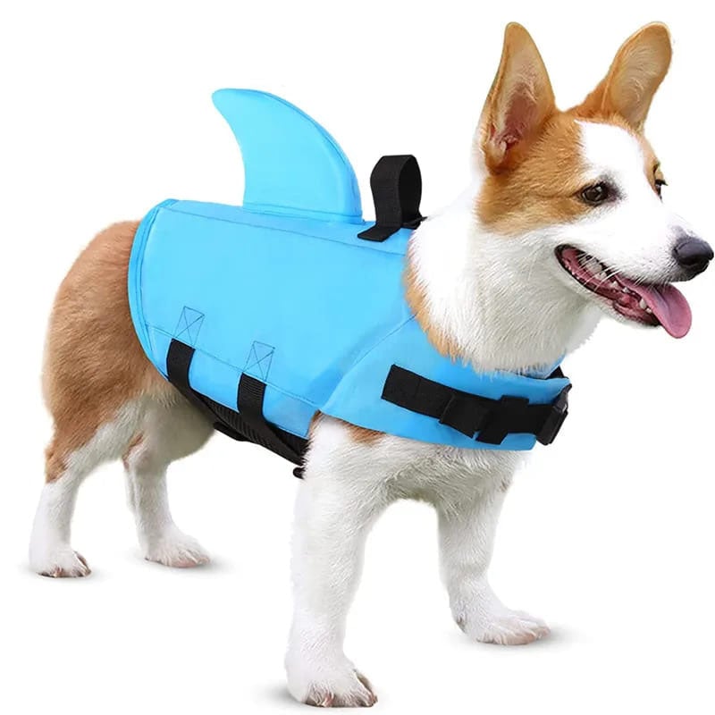 Dog Life Vest Shark- Keep Your Pet Safe and Stylish in the Water!