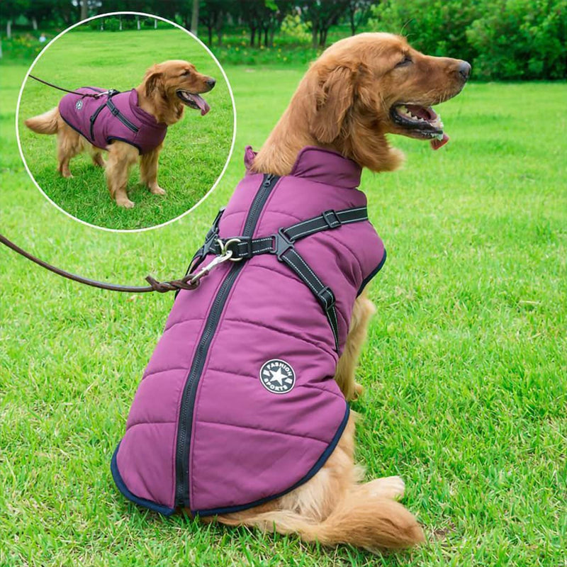 Dogegis Shop – Waterproof Winter Dog Jacket With Built-In Harness