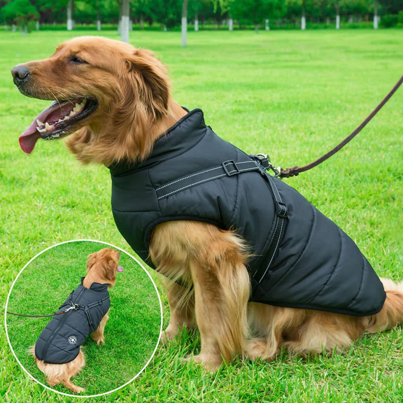 Dogegis Shop – Waterproof Winter Dog Jacket With Built-In Harness