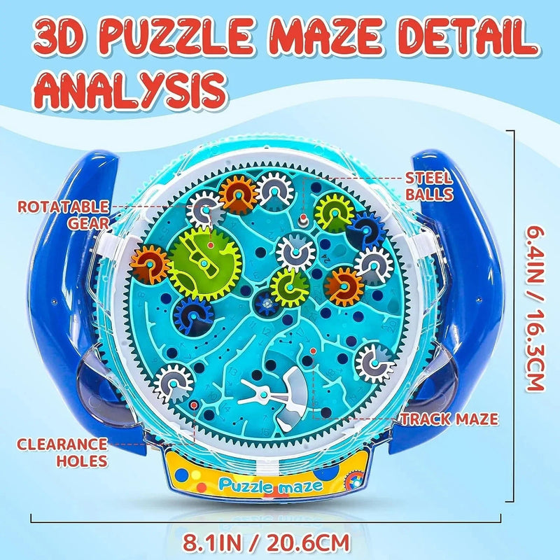 Creative 3D Puzzle Maze - Educational Toy for Kids