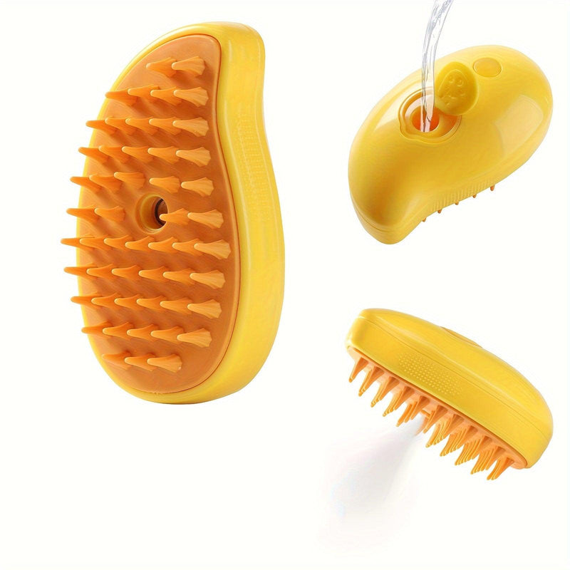 3 In 1 Steamy Cat Brush, Pet Hair Removal Brush For Cats