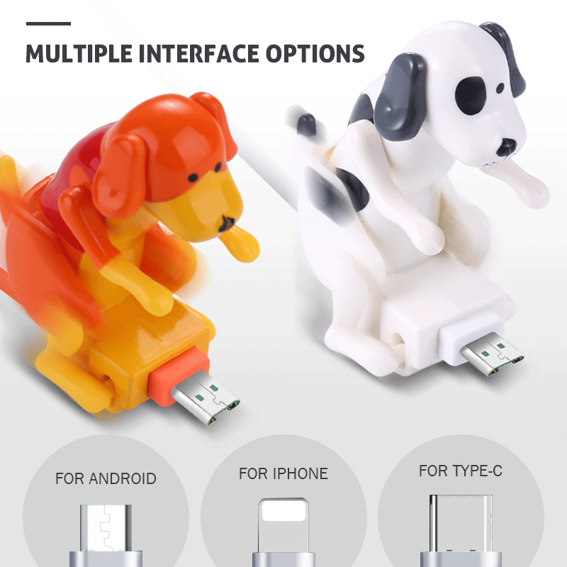 (EARLY CHRISTMAS SALE – 49% OFF) Funny Humping Dog Fast Charger Cable