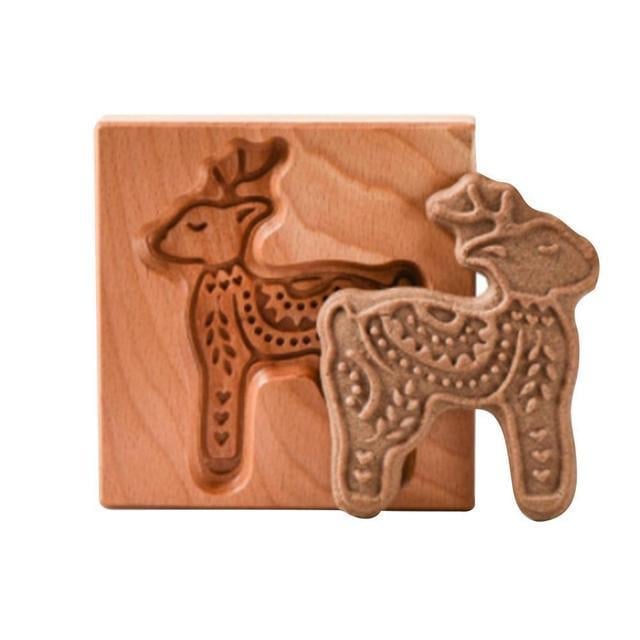 (Early Christmas Sale- 49% OFF)Wood patterned Cookie cutter – Embossing Mold For Cookies