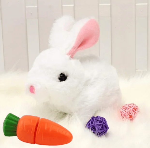 (EARLY EASTER HOT SALE 鈥 49% OFF) Bunny Toys Educational Interactive Toys Bunnies Can Walk and Talk & BUY 2 GET EXTRA 10% OFF