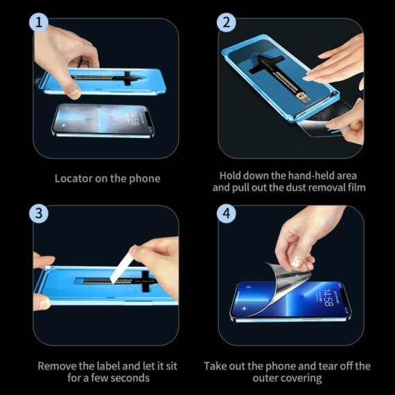 Exceptionk – Invisible Artifact Screen Protector – Dust Free Without Bubbles