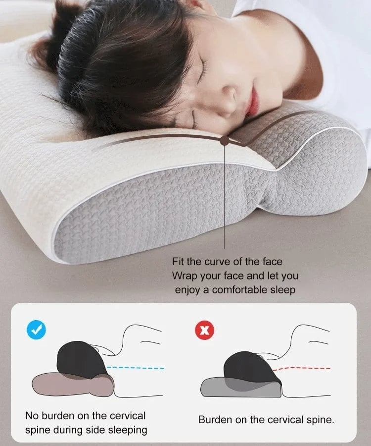 Ergonomic Goose Down Pillow