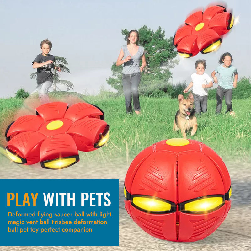 Fabehe Pet Toy Flying Saucer Ball