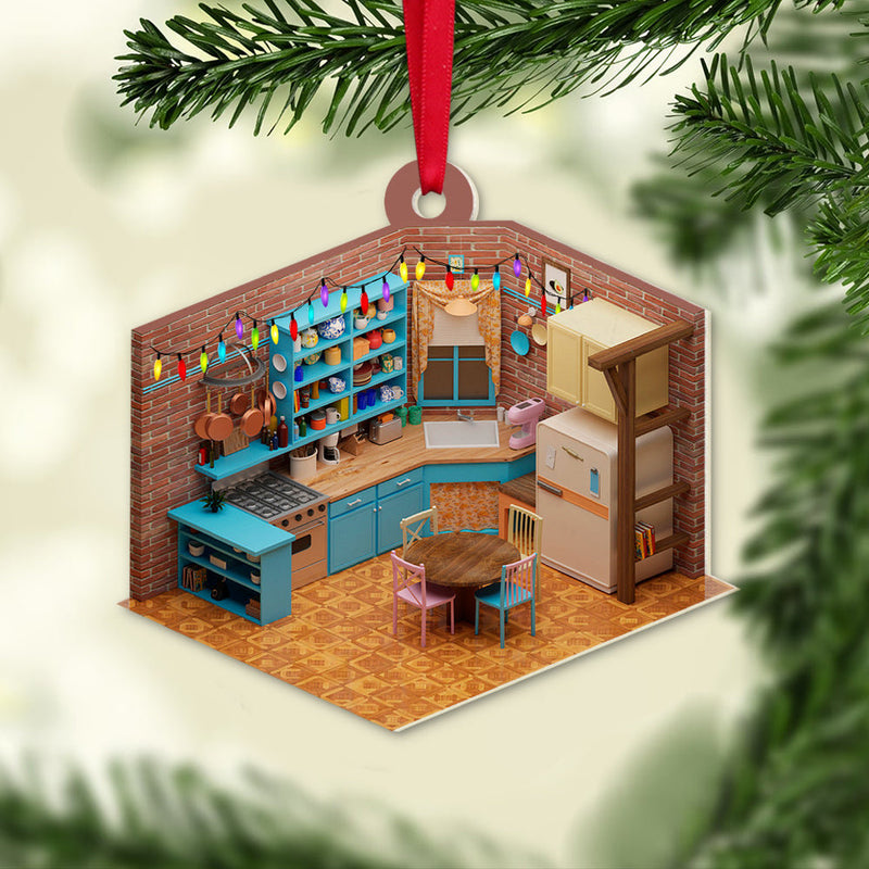 Friends Room Christmas Ornament