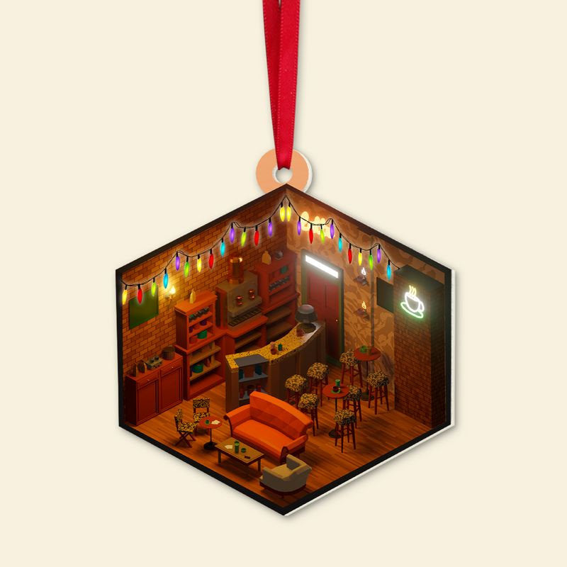 Friends Room Christmas Ornament