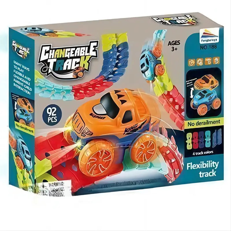 GravityRacer – Educational Kids Changeable Track Car Set