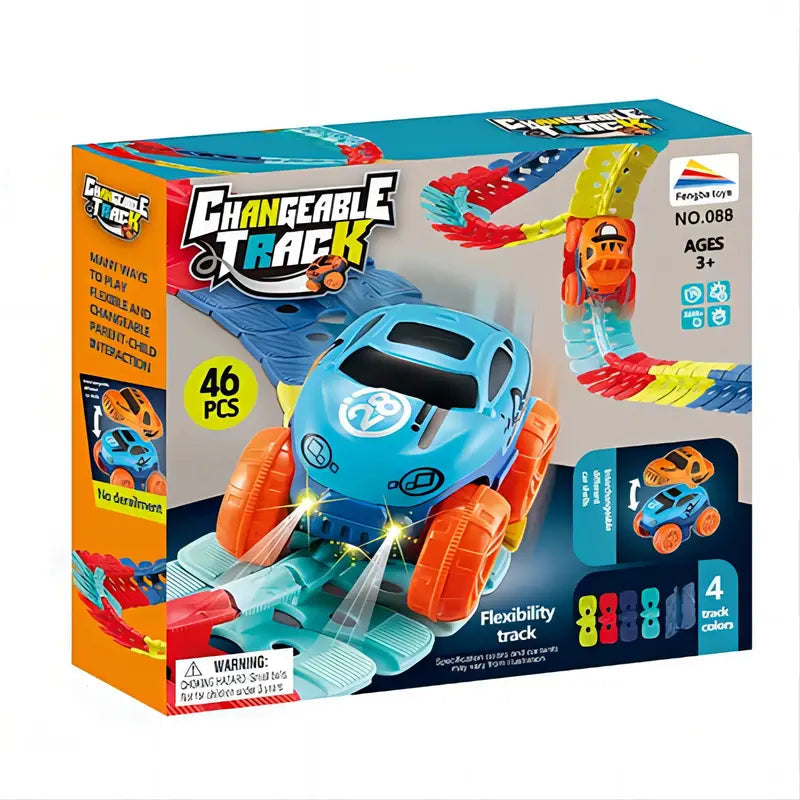 GravityRacer - Educational Kids Changeable Track Car Set