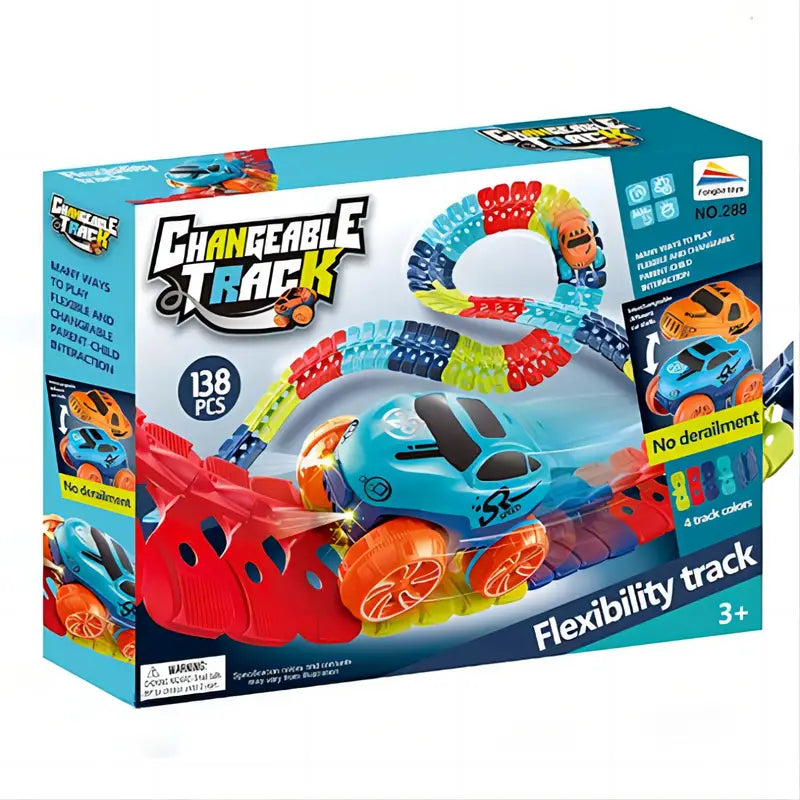 GravityRacer – Educational Kids Changeable Track Car Set