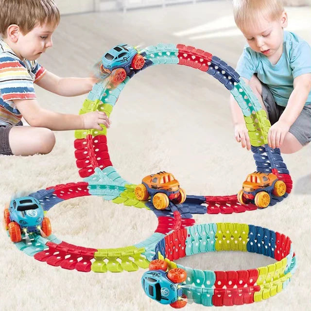 GravityRacer - Educational Kids Changeable Track Car Set